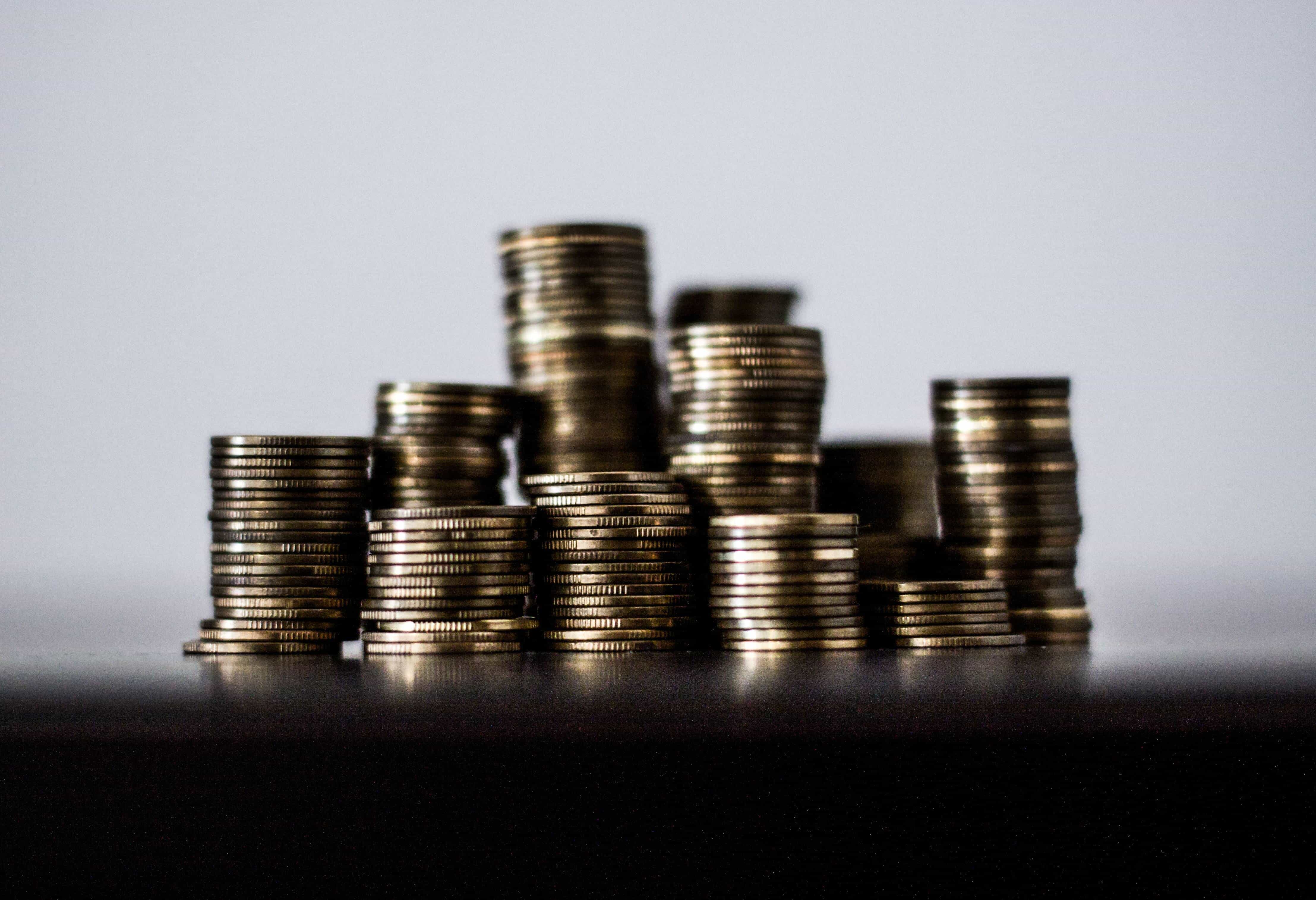 stacks of money from diversification