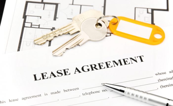 lease agreement document for triple net lease